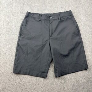 Perry Ellis‎ Boys Black Flat Front Performance Shorts Size L 14/16